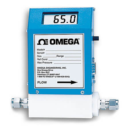 OMEGA奧米佳 FMA-A2000系列氣體質(zhì)量流量計和控制器 可選配一體式顯示屏，用于測量潔凈氣體