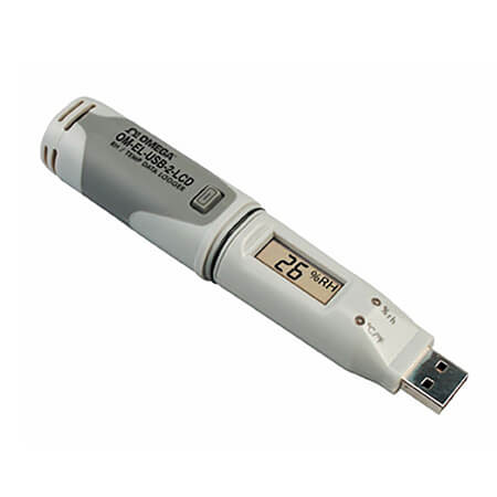 OMEGA奧米佳 OM-EL-USB-2-LCD溫度、濕度和露點數(shù)據(jù)記錄器 配有LCD顯示屏